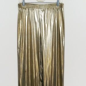 Vintage Women's Gold 80's pants - size L